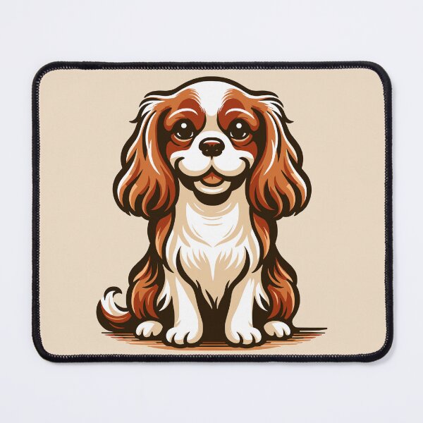 Item preview, Cavalier King Charles Spaniel  the Blenheim (brown and white) color 2 designed and sold by SteadyRolling.