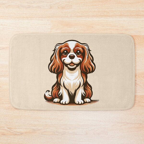 Item preview, Cavalier King Charles Spaniel  the Blenheim (brown and white) color 2 designed and sold by SteadyRolling.