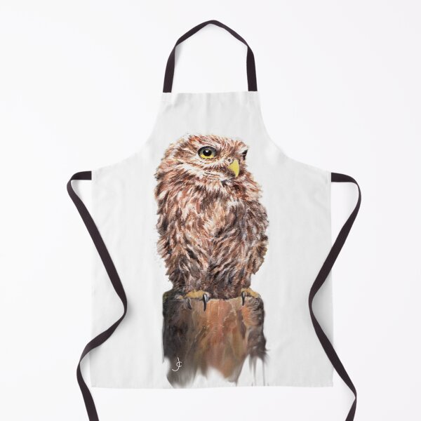 Item preview, Little owl mixed media painting for charity designed and sold by JayTCee.