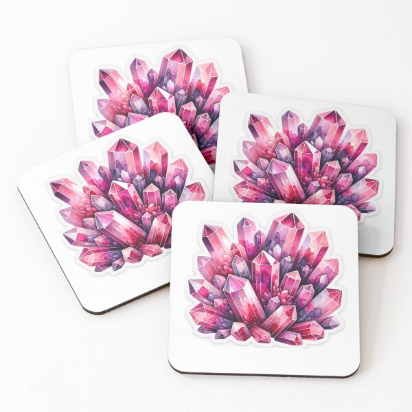 Item preview, Pink Crystal Gemstone Sticker designed and sold by mymagicstoreus.