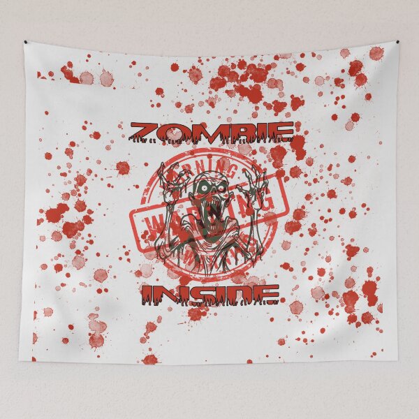 Item preview,   WARNING  zombie inside designed and sold by luckymando.