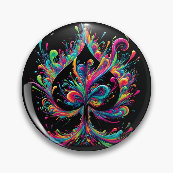 Item preview, Ace of Spades Colorful Playing Card designed and sold by IdeasStudio.