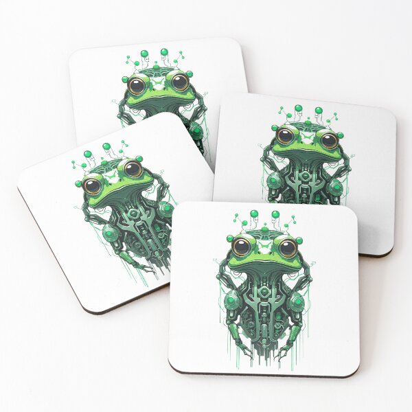 Item preview, Abstract Cyber Frog designed and sold by jpvoodoo.