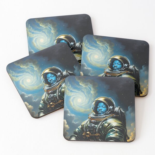 Item preview, Afro space guy. designed and sold by maulbang.