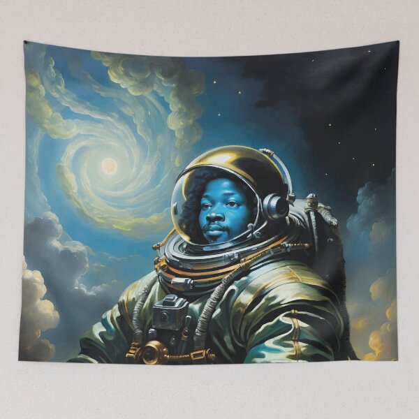 Item preview, Afro space guy. designed and sold by maulbang.