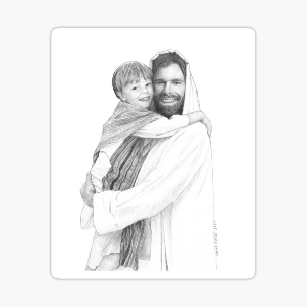 Jesus Loves the Children Sticker