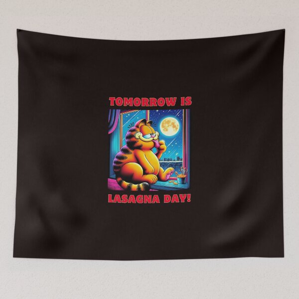 Item preview, Tomorrow is lasagna day - garfield designed and sold by 2teesme.