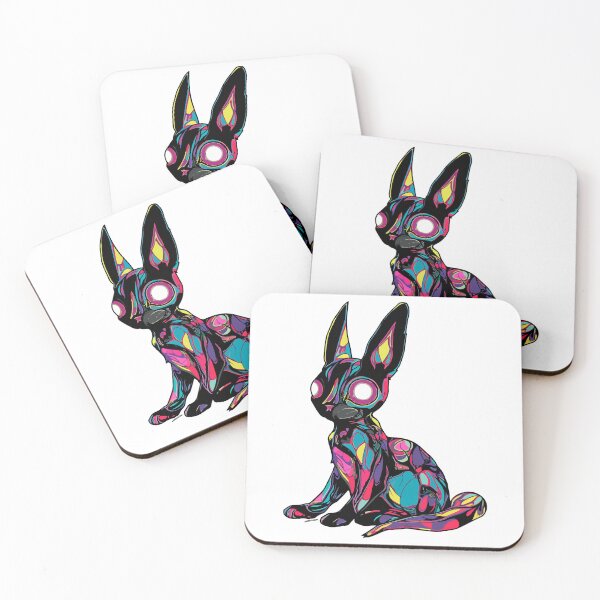 Item preview, Colorful psychedelic bunny designed and sold by TheRealmWithin.