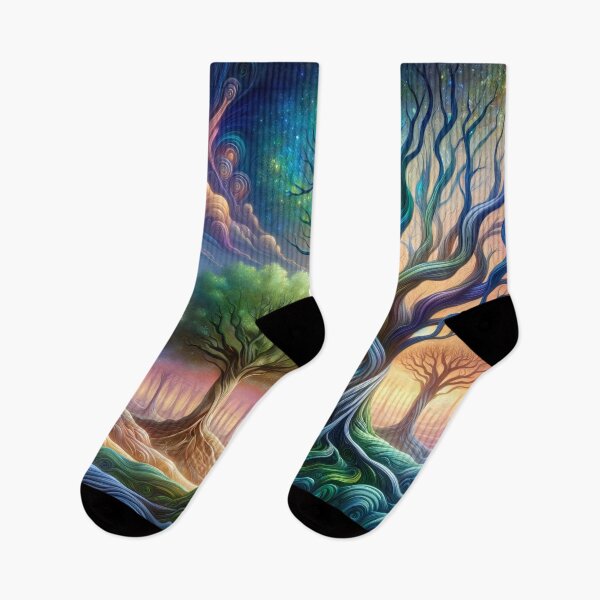 Item preview, Cosmic Arboretum Forest: Whispers of the Universe designed and sold by ArtComixHaven.