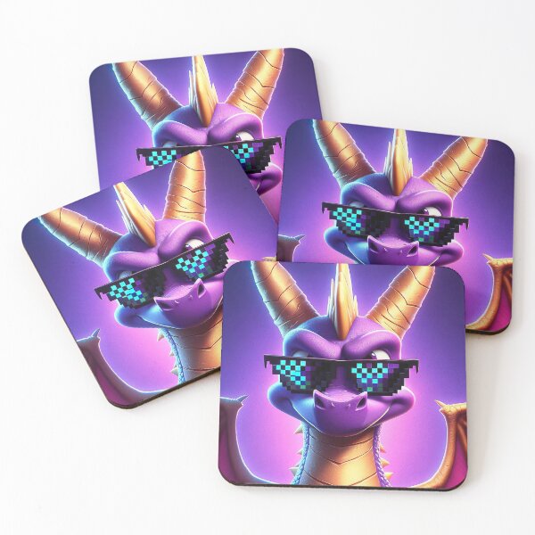 Item preview,  Cool Gamer Dragon - Stylish Spyro with Sunglasses Design designed and sold by MnDShirts.