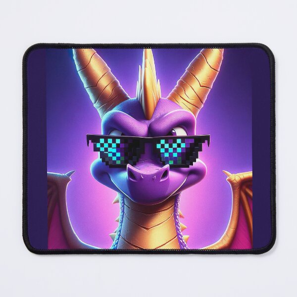Item preview, Cool Gamer Dragon - Stylish Spyro with Sunglasses Design designed and sold by MnDShirts.