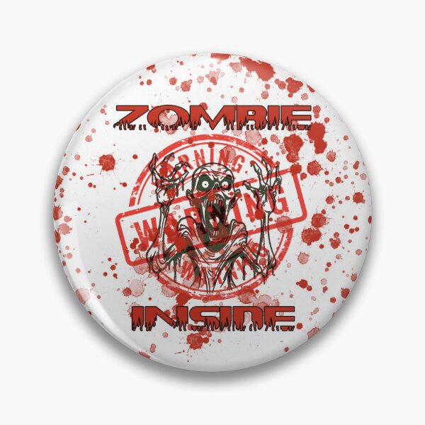 Item preview,   WARNING  zombie inside designed and sold by luckymando.