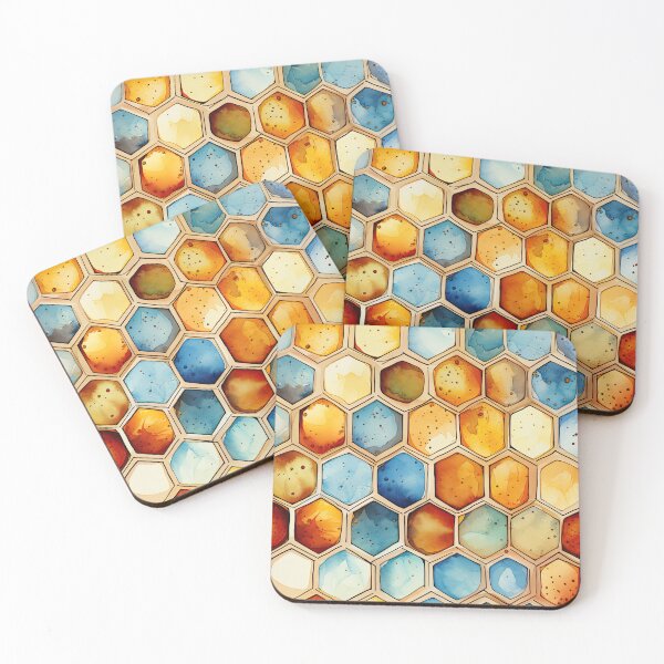 Item preview, Rainbow Mosaic Honeycomb 3 designed and sold by the-Nerdlings.