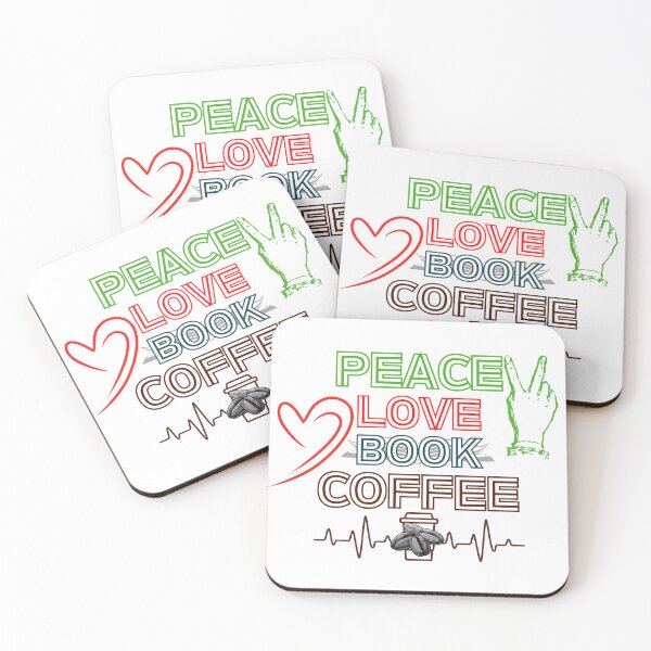 Item preview, Embracing Peace and Love Through Books and Coffee designed and sold by artscreat.