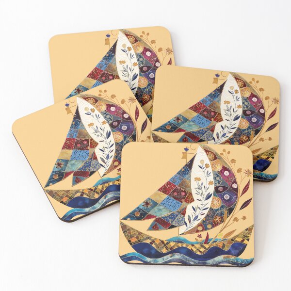 Item preview, Colorful and Ornate Ship: Fantastic and Exuberant Art designed and sold by celiacreatec.