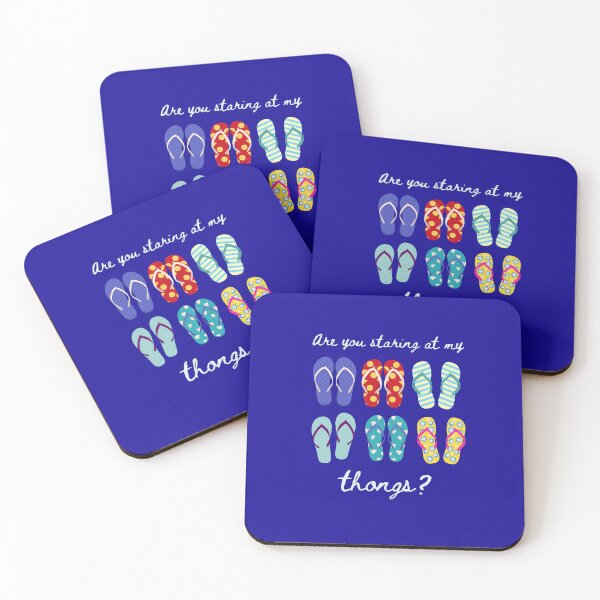 Item preview, Australian thongs beach design designed and sold by DestinationAU.