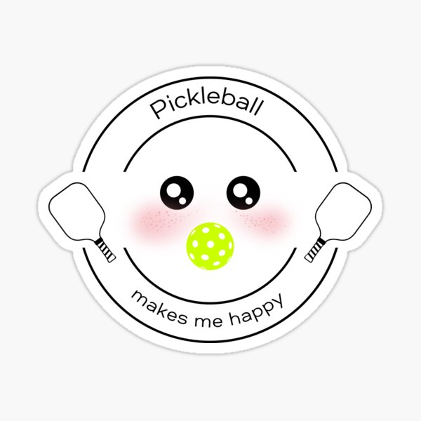 Pickleball Sticker