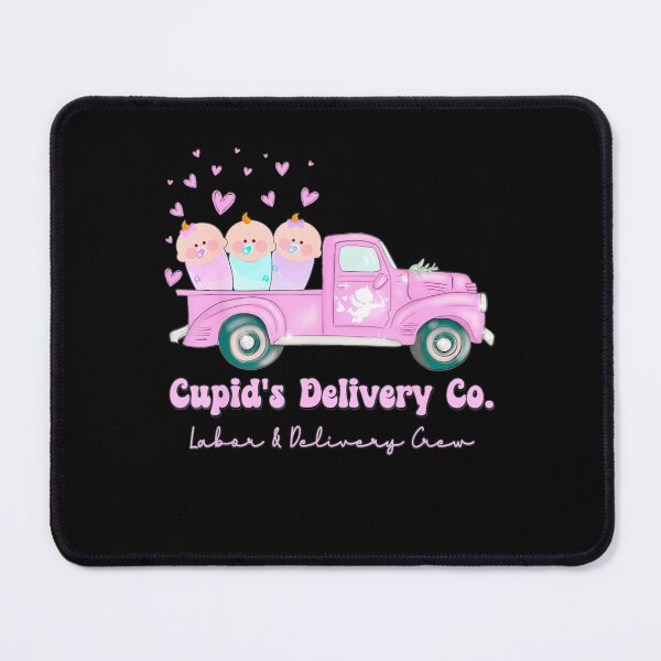 Item preview, Cupid's Delivery Co Funny L&D Crew Valentines Day Truck  designed and sold by HoneyDesignArts.