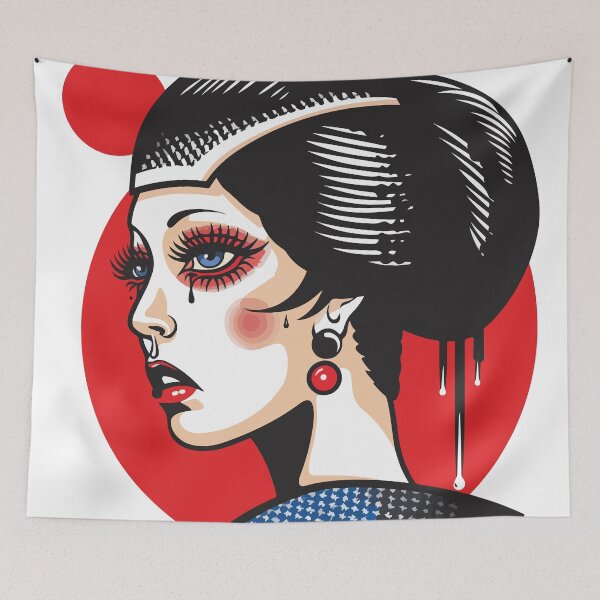 Item preview, Beautifull japanese geisha designed and sold by TheRealmWithin.