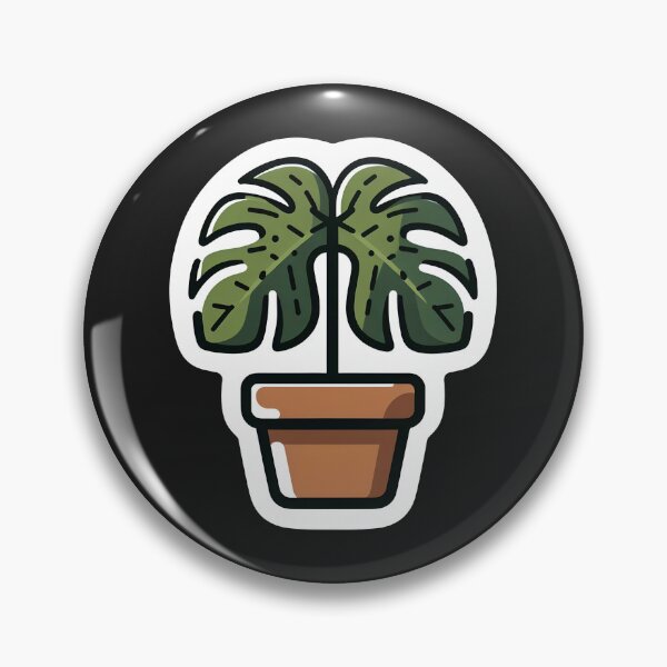 Artikelvorschau, Monstera-Pflanze im Topf: Einfache Illustration entworfen und verkauft von DethLock.