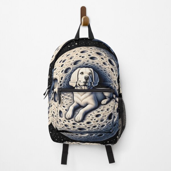 Item preview, A dog in the moon- Illusion designed and sold by AI-ArtOfScience.