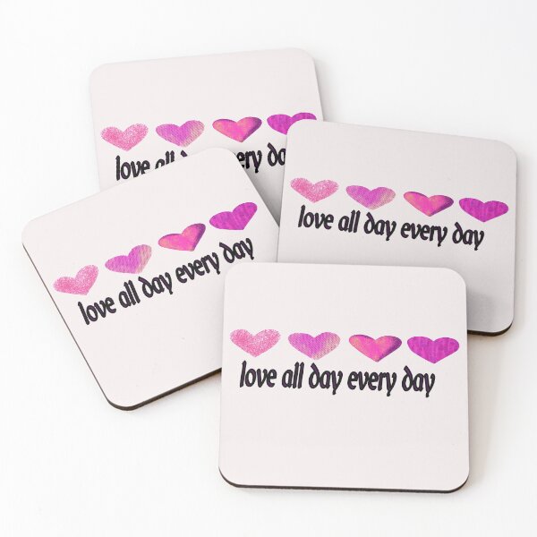 Item preview, valentines day, Love all day every day designed and sold by Essafi  ⭐️⭐️⭐️⭐️⭐️⭐️.