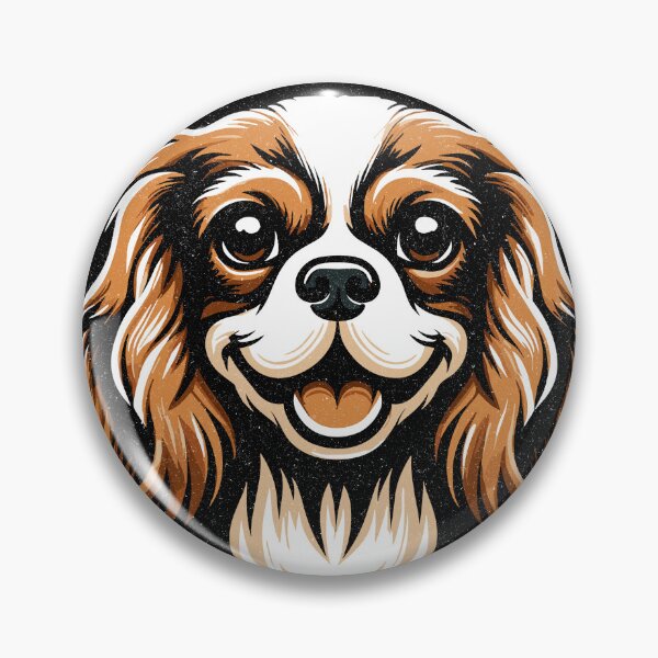 Item preview, Cavalier King Charles Spaniel  the Blenheim (brown and white) color 3 designed and sold by SteadyRolling.