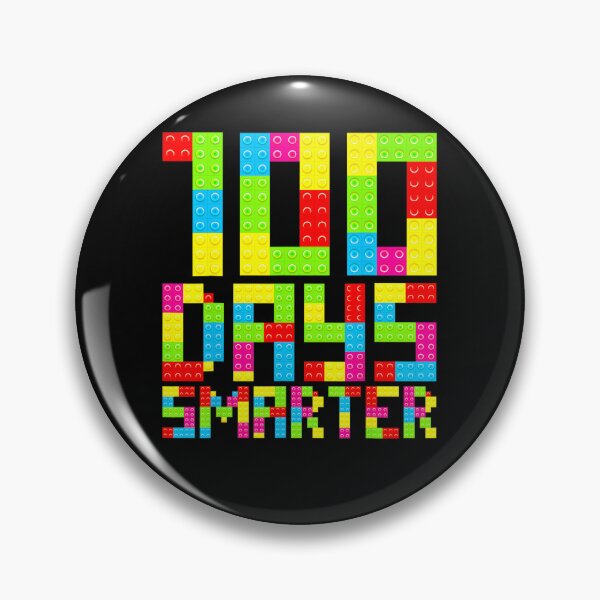 Item preview, 100 Days Smarter Building Blocks Happy 100 Days Of School designed and sold by HoneyDesignArts.