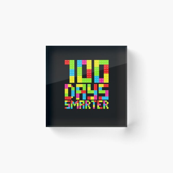 Item preview, 100 Days Smarter Building Blocks Happy 100 Days Of School designed and sold by HoneyDesignArts.
