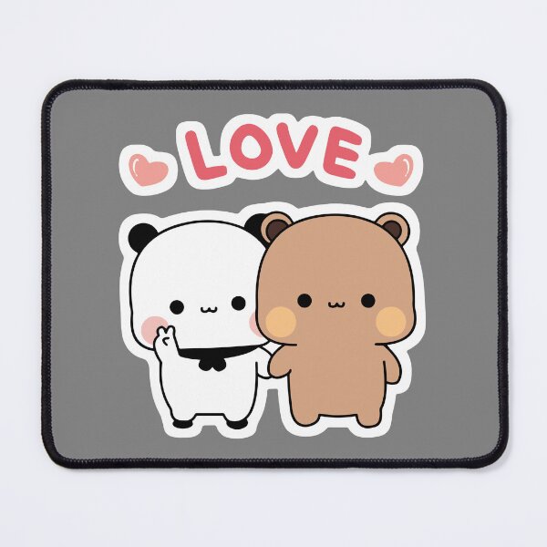 Item preview, DuDu Bear and BuBu Panda’s Love story❤️ designed and sold by Pandety.