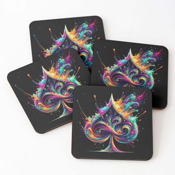 Item preview, Ace of Spades Colorful Playing Card designed and sold by IdeasStudio.