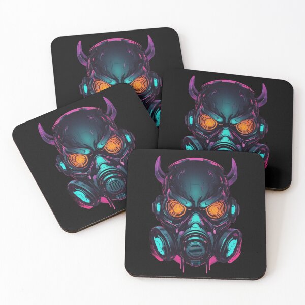 Item preview, Cyborg Demon Techno DJ, Cyberpunk Design designed and sold by Burn-Ego.