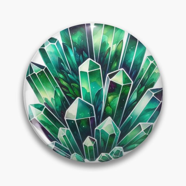 Item preview, Green Crystal Gemstone Sticker designed and sold by mymagicstoreus.