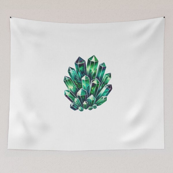 Item preview, Green Crystal Gemstone Sticker designed and sold by mymagicstoreus.