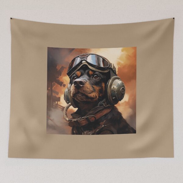 Item preview, Search and Rescue dog (stylized painting) designed and sold by Samuelsboro.