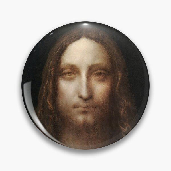 Item preview, Jesus da Vinci Savior of the World Salvator Mundi Leonardo da Vinci designed and sold by AMDG Line.