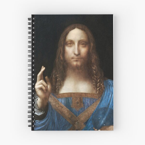Item preview, Jesus da Vinci Savior of the World Salvator Mundi Leonardo da Vinci designed and sold by AMDG Line.