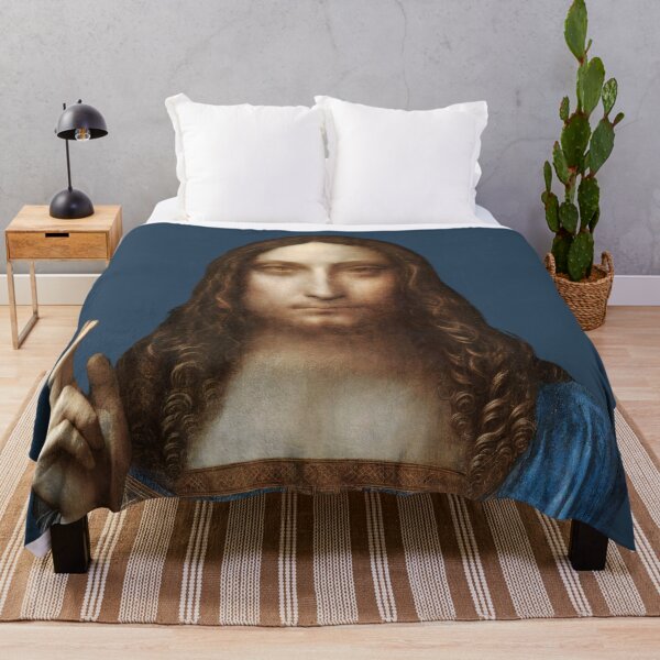 Item preview, Jesus da Vinci Savior of the World Salvator Mundi Leonardo da Vinci designed and sold by AMDG Line.