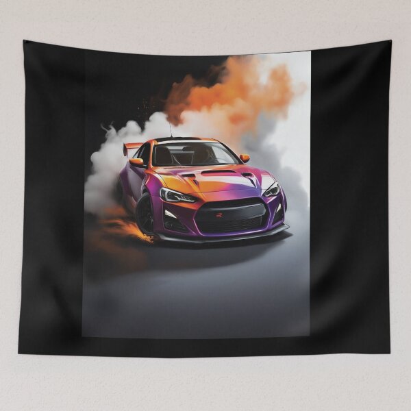 Item preview, Sleek Drift Car T-shirt: Capturing Adrenaline in Larry Chen Style! designed and sold by CAR LIFESTYLE  MAG.