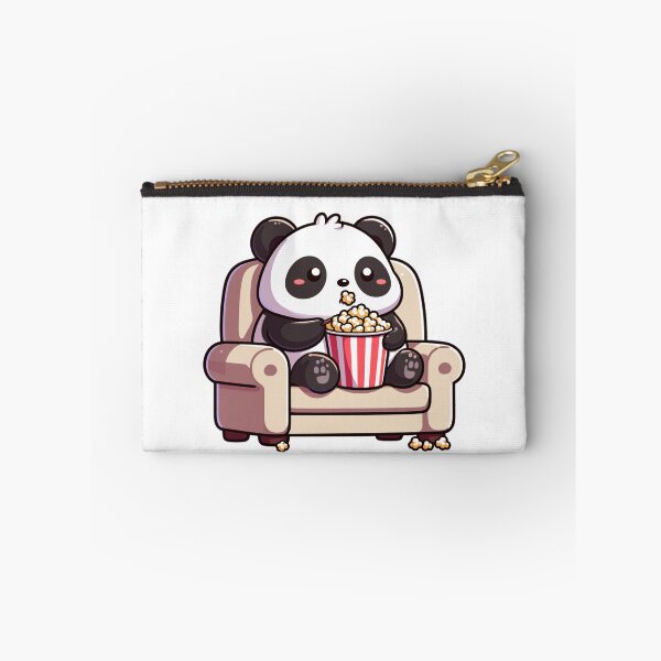 Item preview, Panda Watching Netflix And Eating Popcorn designed and sold by SweetDoodleBug.