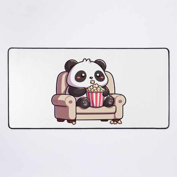 Item preview, Panda Watching Netflix And Eating Popcorn designed and sold by SweetDoodleBug.