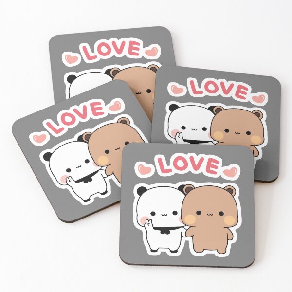 Item preview, DuDu Bear and BuBu Panda’s Love story❤️ designed and sold by Pandety.