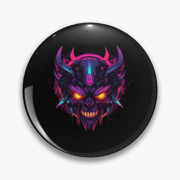 Item preview, Cybernetic Demon Face, Cyberpunk Design designed and sold by Burn-Ego.