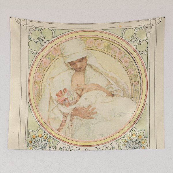 Item preview, Caring mothers, motherhood pamphlet (1934), by Alphonse Mucha. HIGH DEFINITION designed and sold by MINDTHECHERRY.