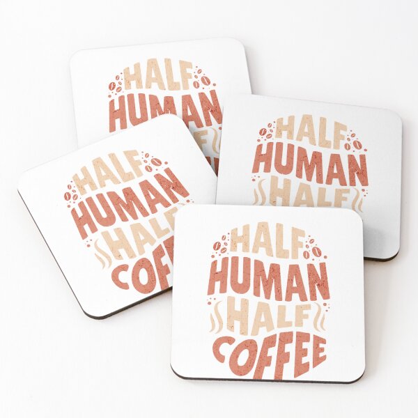 Item preview, Half Human Half Coffee designed and sold by Blazed Vibes.