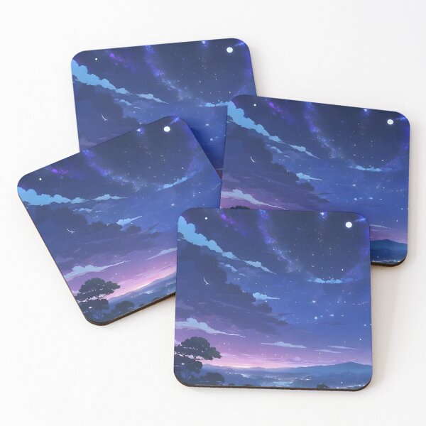 Item preview, Anime night sky designed and sold by FeelsGoodCreate.