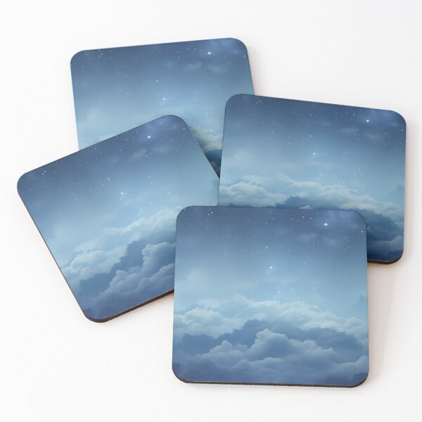Item preview, Celestial Serenity: A Starlit Night Moonlight Cloudscape designed and sold by PleasingVisuals.