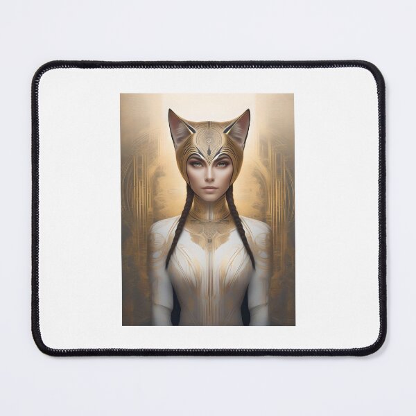 Item preview, Art Deco Beautiful Cat Woman designed and sold by JoyPhotoArt.
