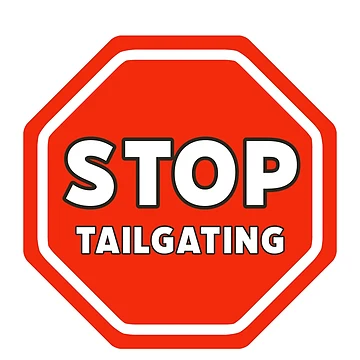 Artwork thumbnail, Stop tailgating by Rachel the Artist