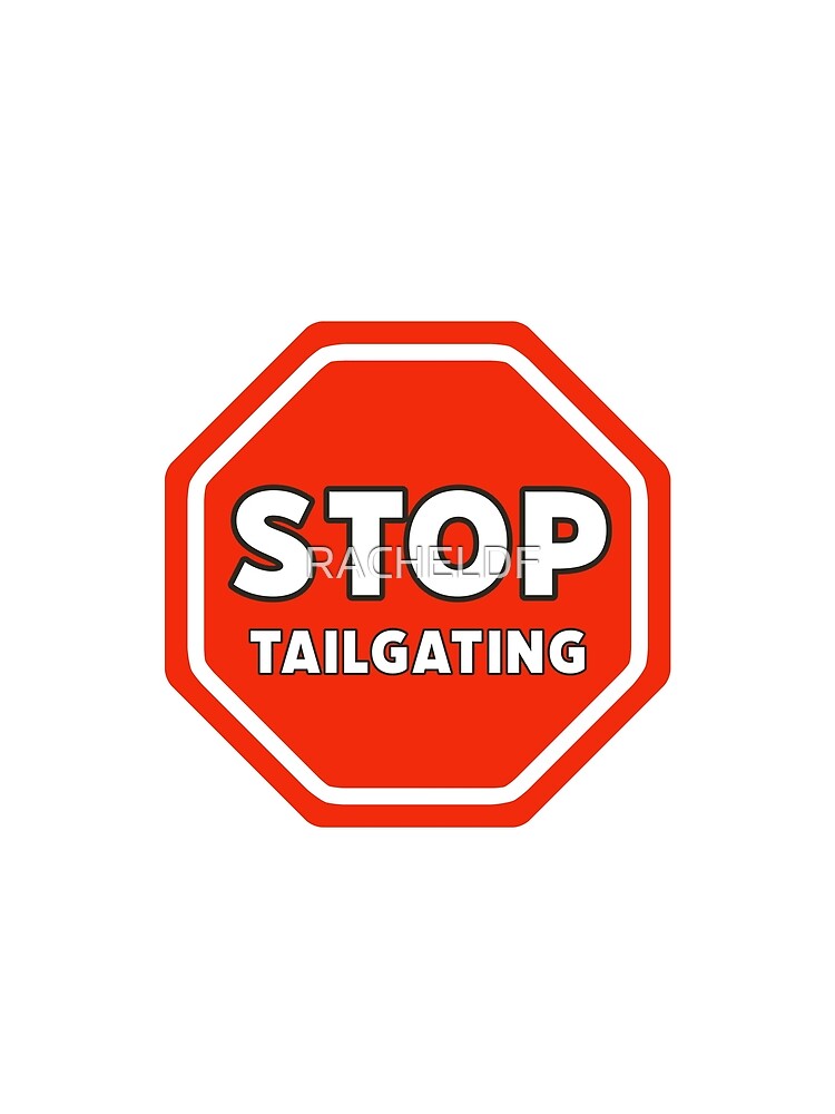 Thumbnail 3 of 3, Scarf, Stop tailgating  designed and sold by RACHELDF.